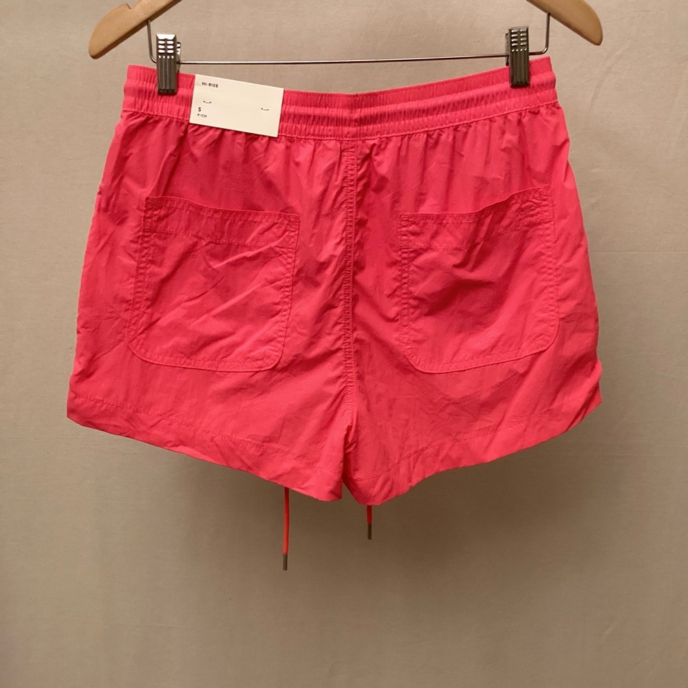 American Eagle NWT Hot Pink Nylon Women’s Running Shorts Active 90s Y2K Style - Picture 5 of 11